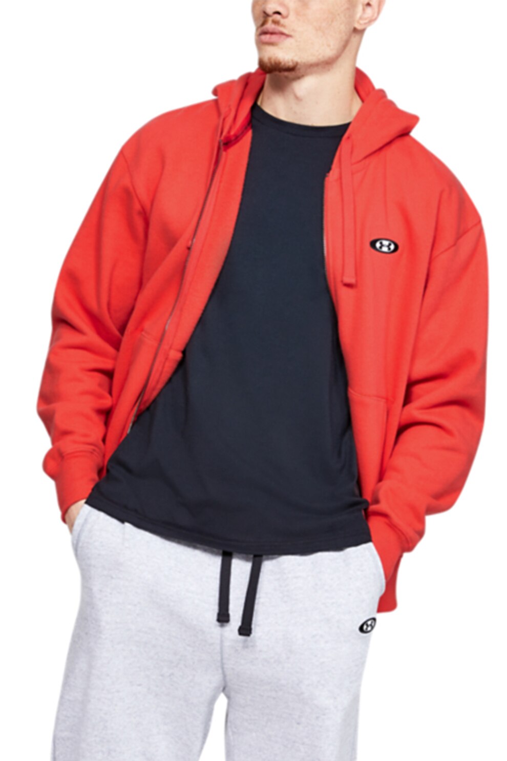 Under Armour, Hanorac pentru fitness Performance Originators, Rosu
