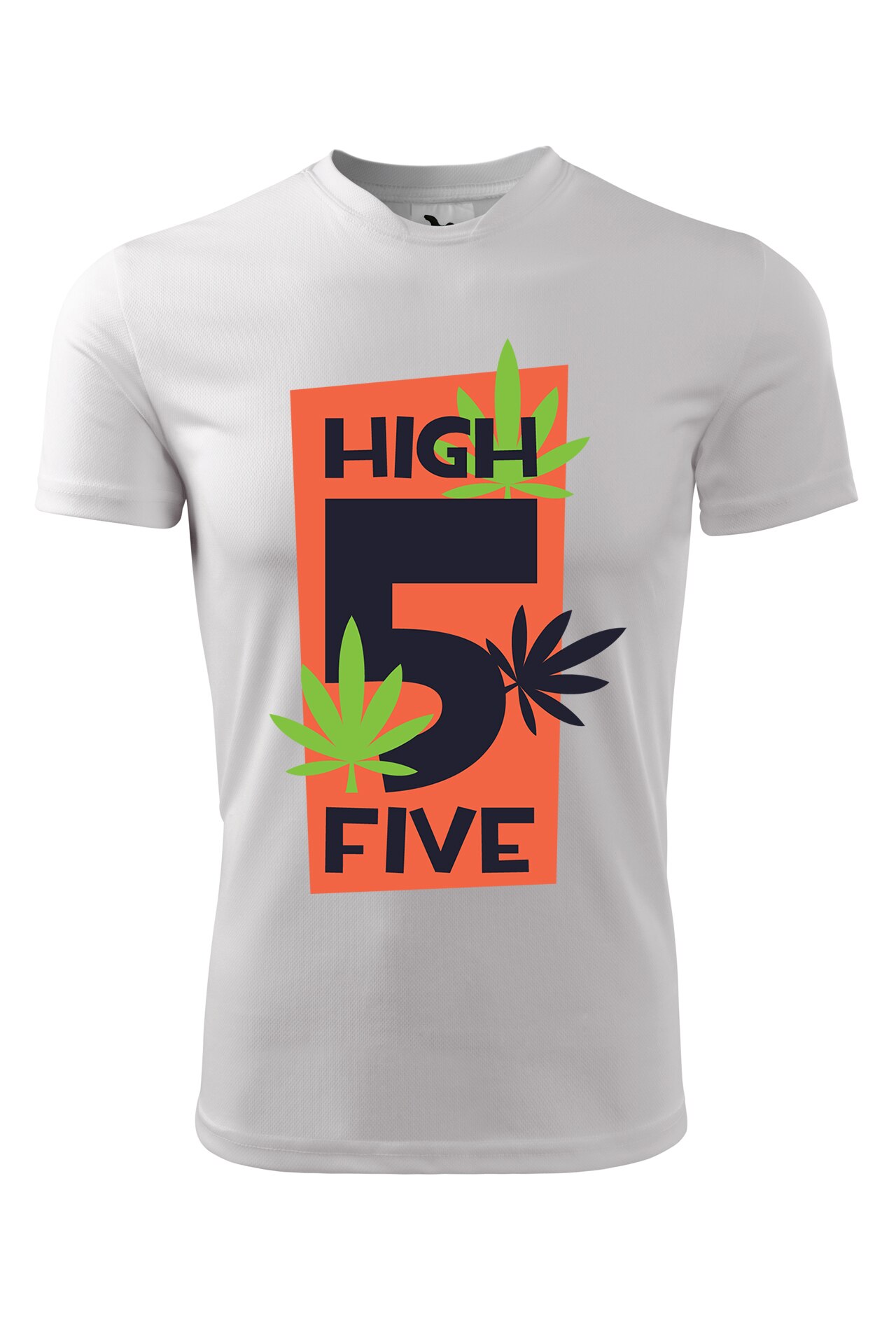 Tricou personalizat, High Five, Adler, Alb