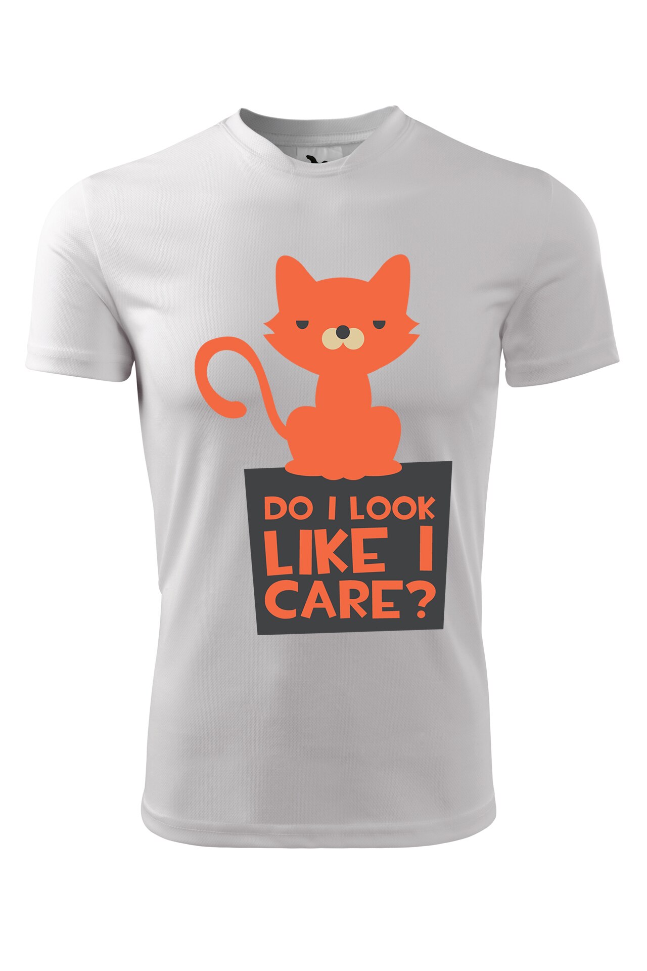 Tricou personalizat, Like I Care, Adler, Alb