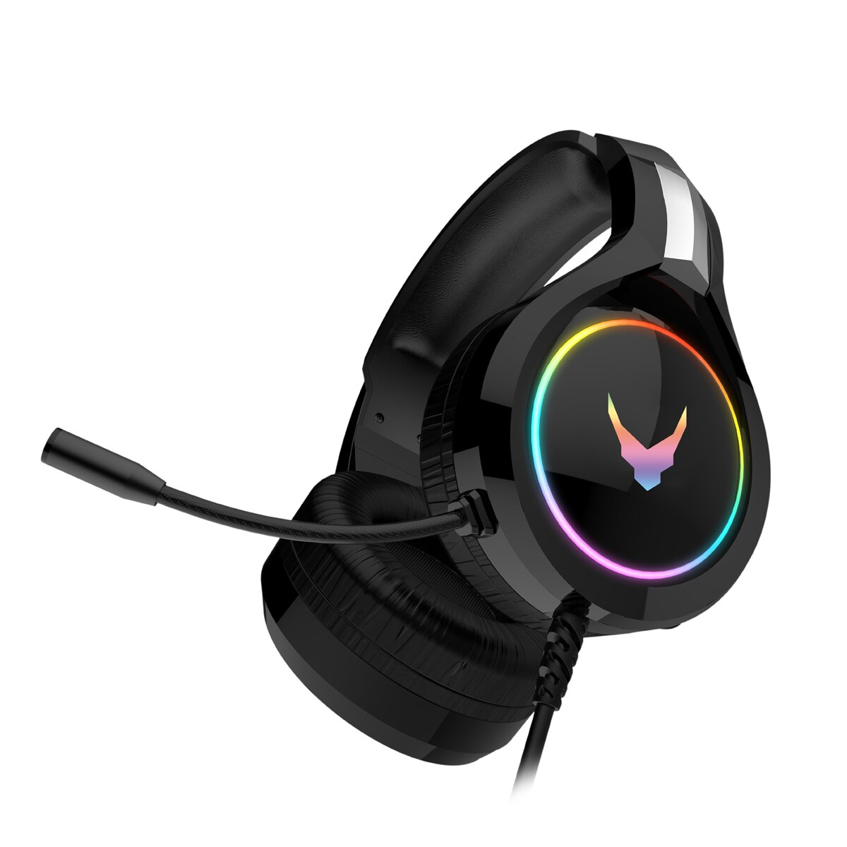Слушалки Pro Gaming Varr 45206, с микрофон, Hi-Fi, Стерео, RGB фонова ...