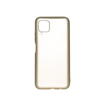 Husa de protectie spate Level pentru Huawei P40 Lite, Silicon, Golden Husa de protectie spate Level pentru Huawei P40 Lite, Silicon, Golden