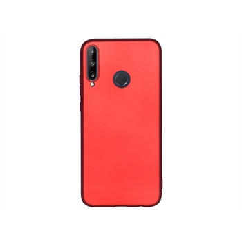 Husa de protectie spate Level pentru Huawei P40 Lite E, Silicon, Rosu Husa de protectie spate Level pentru Huawei P40 Lite E, Silicon, Rosu