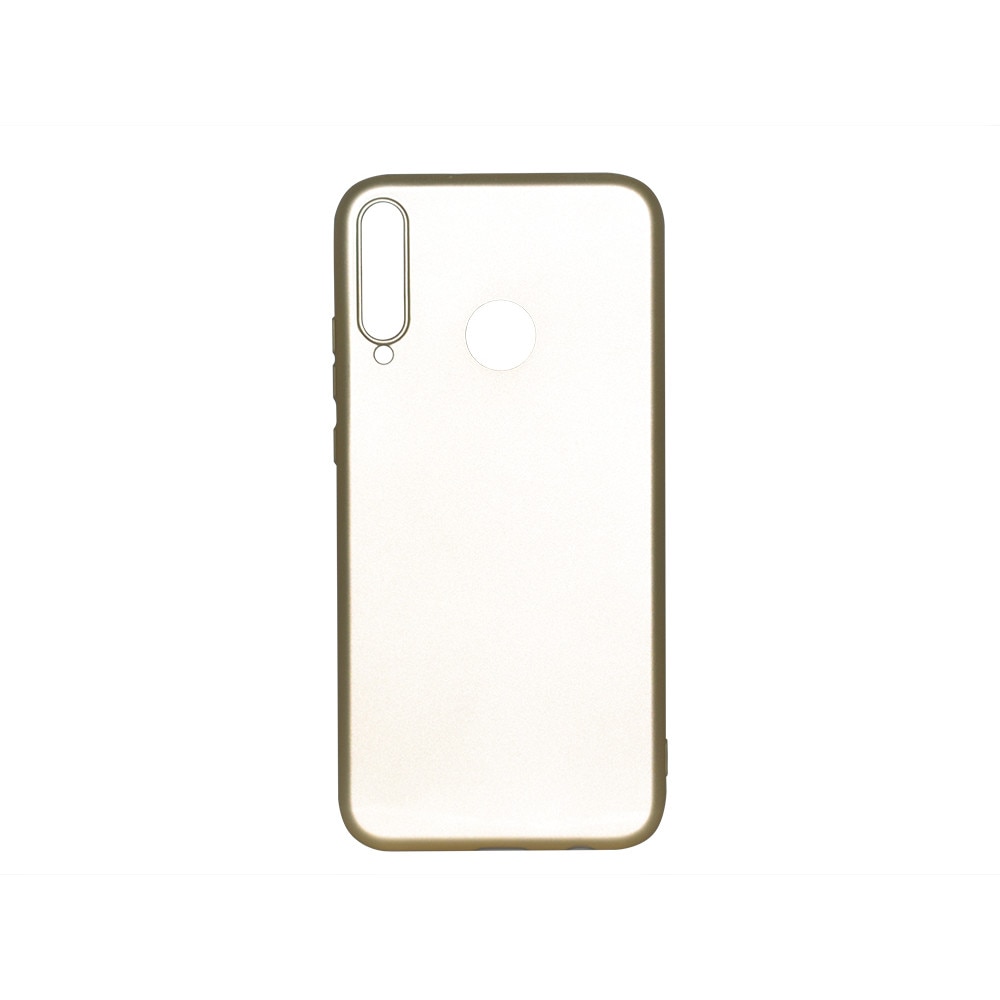 Husa de protectie spate Level pentru Huawei P40 Lite E, Silicon, Golden