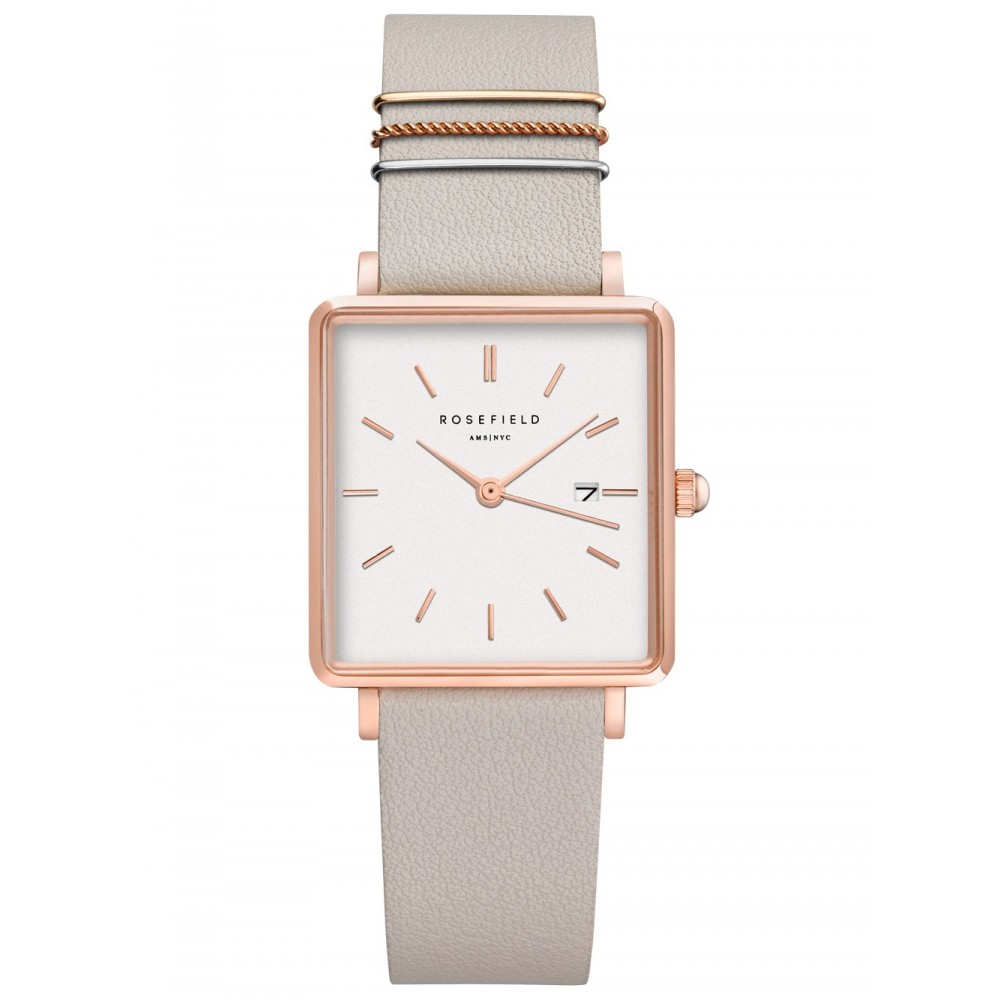 Ceas de dama Rosefield The Boxy QCGRG-Q028