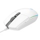 Logitech G102 Lightsync gaming egér, 8000 dpi, RGB, Fehér