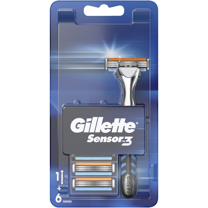 Aparat de ras Gillette Sensor3 + 6 rezerve