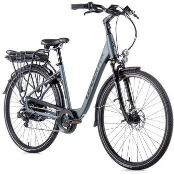 Bicicleta electrica Leader Fox Induktora, 7 viteze, 5 trepte de asistare, suspensie, lock out, frana pe disc Tektro, acumulator LG 16 Ah, gri mat-negru Bicicleta electrica Leader Fox Induktora, 7 viteze, 5 trepte de asistare, suspensie, lock out, frana pe disc Tektro, acumulator LG 16 Ah, gri mat-negru