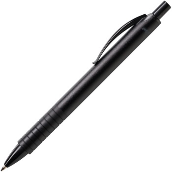 Pix cu mecanism Faber-Castell Basic, mina M, negru Pix cu mecanism Faber-Castell Basic, mina M, negru