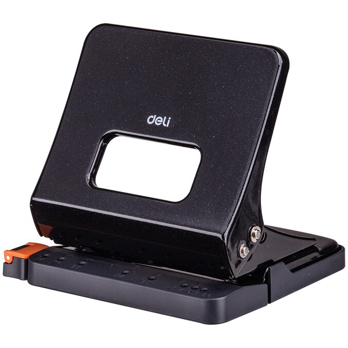 Perforator Deli Efortless E0142, 25 coli, negru