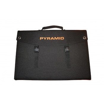 Panou solar portabil camping 18V - 100W, Pyramid®, pliabil, cu 2 porturi USB si iesire DC Panou solar portabil camping 18V - 100W, Pyramid®, pliabil, cu 2 porturi USB si iesire DC