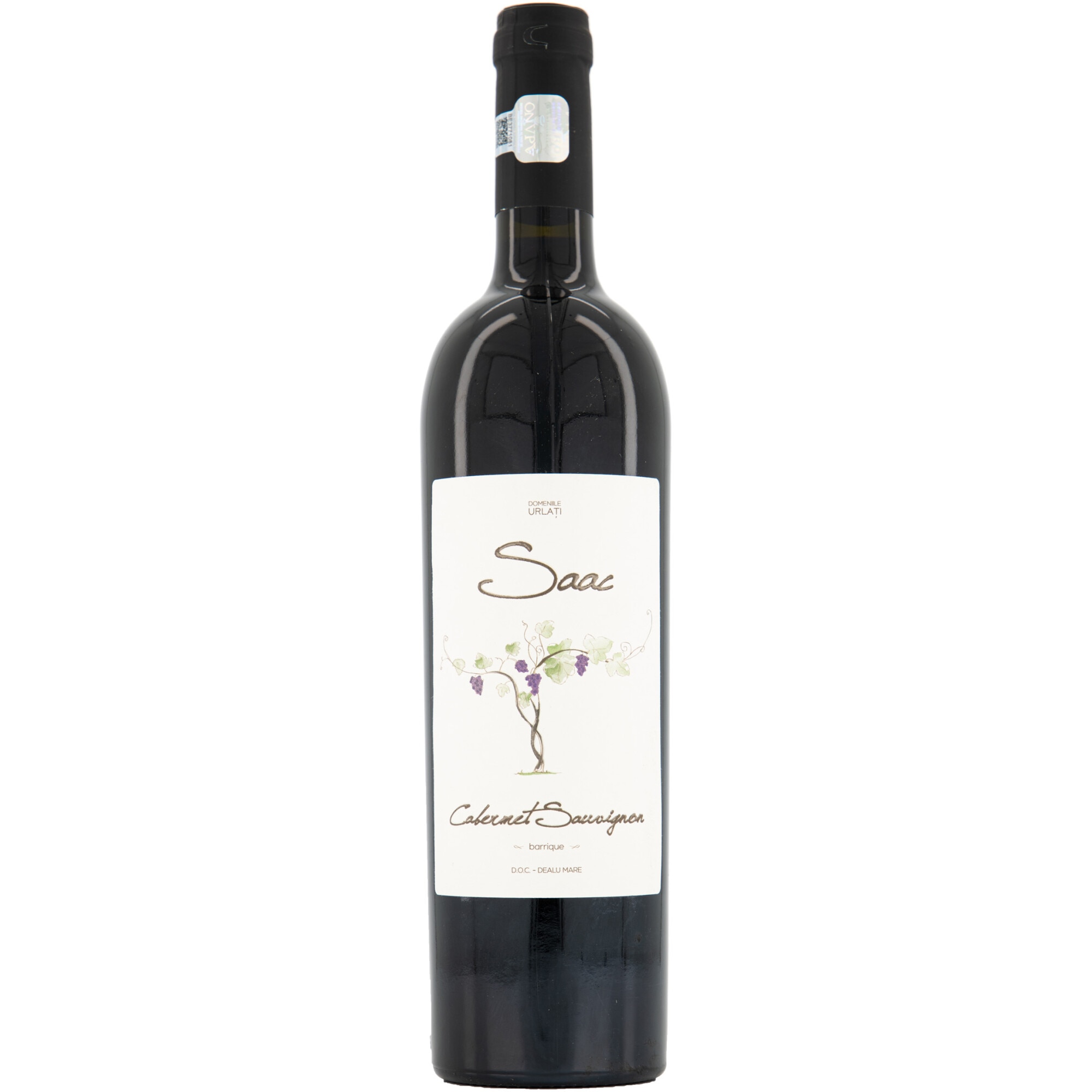 Vin Rosu Domeniile Urlati Saac Cabernet Sauvignon, Sec 0.75l