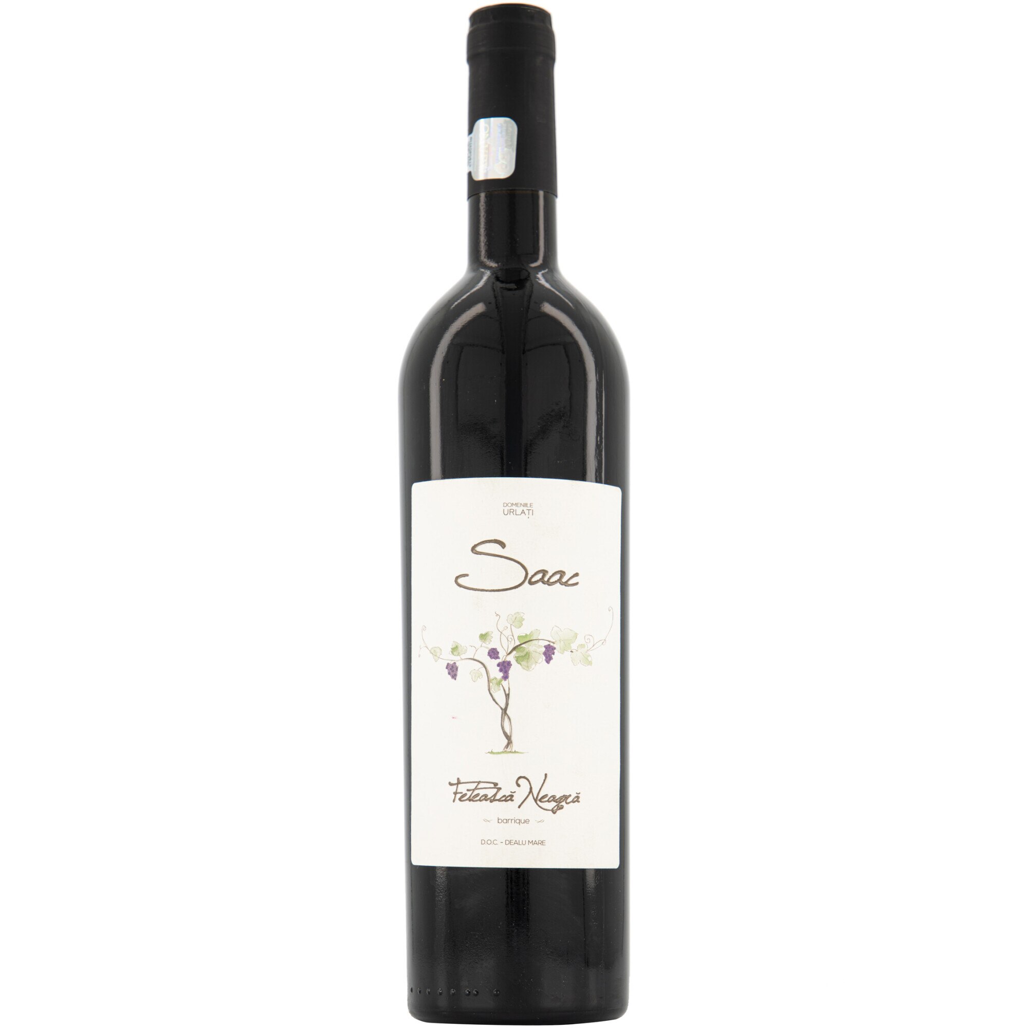 Vin Rosu Domeniile Urlati Saac Feteasca Neagra, Sec, 0.75l