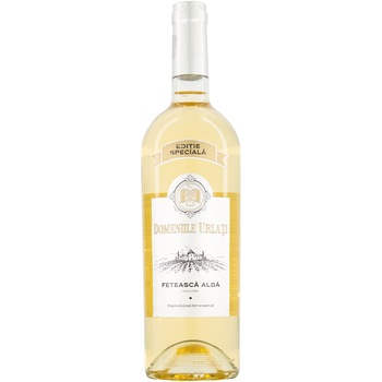 Vin Alb Domeniile Urlati Feteasca Alba, Sec 0.75l Vin Alb Domeniile Urlati Feteasca Alba, Sec 0.75l