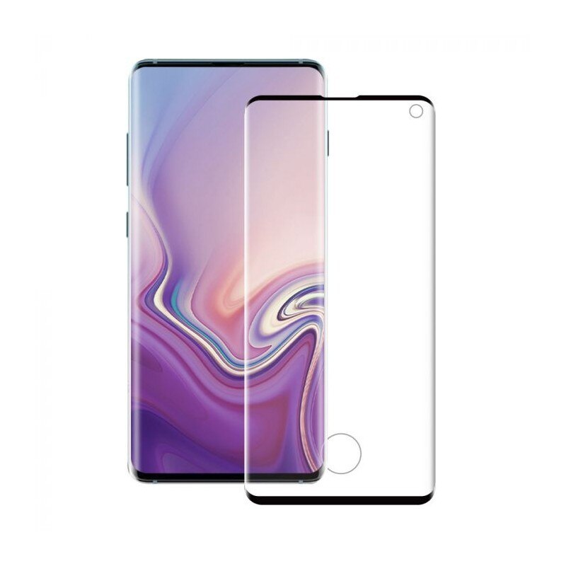 Folie sticla curbata Mocolo pentru Samsung S10 Case Friendly Neagra