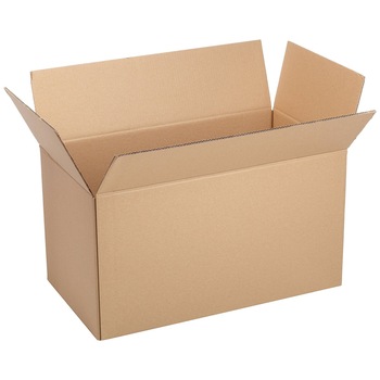 Set 10 cutii de carton, 550x280x250, ondulat in 3 straturi, pentru depozitare, transport si ambalat, culoare natur Set 10 cutii de carton, 550x280x250, ondulat in 3 straturi, pentru depozitare, transport si ambalat, culoare natur