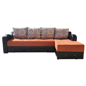 Coltar extensibil Orhideea,140x270,Portocaliu Coltar extensibil Orhideea,140x270,Portocaliu