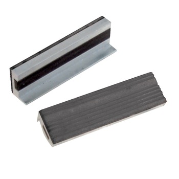 Set 2 falci protectie menghina, baza magnetica, cauciuc, aluminiu, 100mm, Silverline Set 2 falci protectie menghina, baza magnetica, cauciuc, aluminiu, 100mm, Silverline