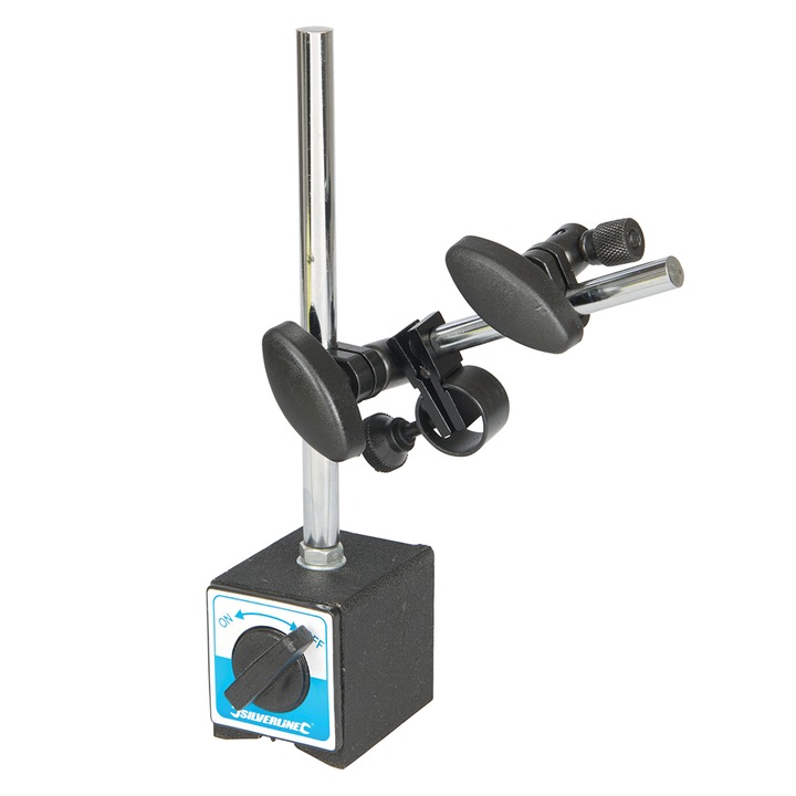 Menghina masuratori, baza magnetica cu comutator on / off, 235mm, Silverline