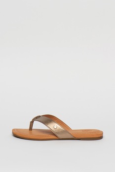 UGG, Papuci flip-flop de piele ecologica Tuolumne UGG, Papuci flip-flop de piele ecologica Tuolumne