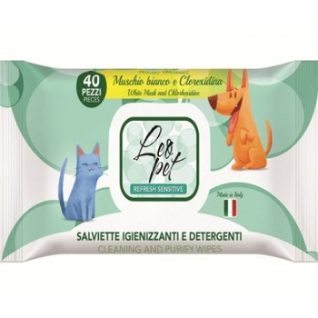 Servetele Umede cu clorhexidina pentru Caini si Pisici 40 bucati/set Servetele Umede cu clorhexidina pentru Caini si Pisici 40 bucati/set