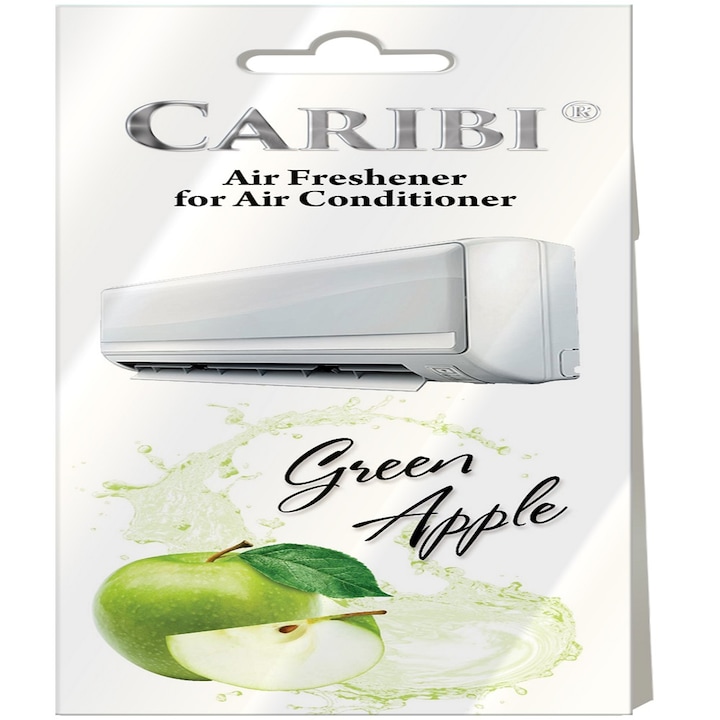 Odorizant pentru aer conditionat Caribi, Green Apple