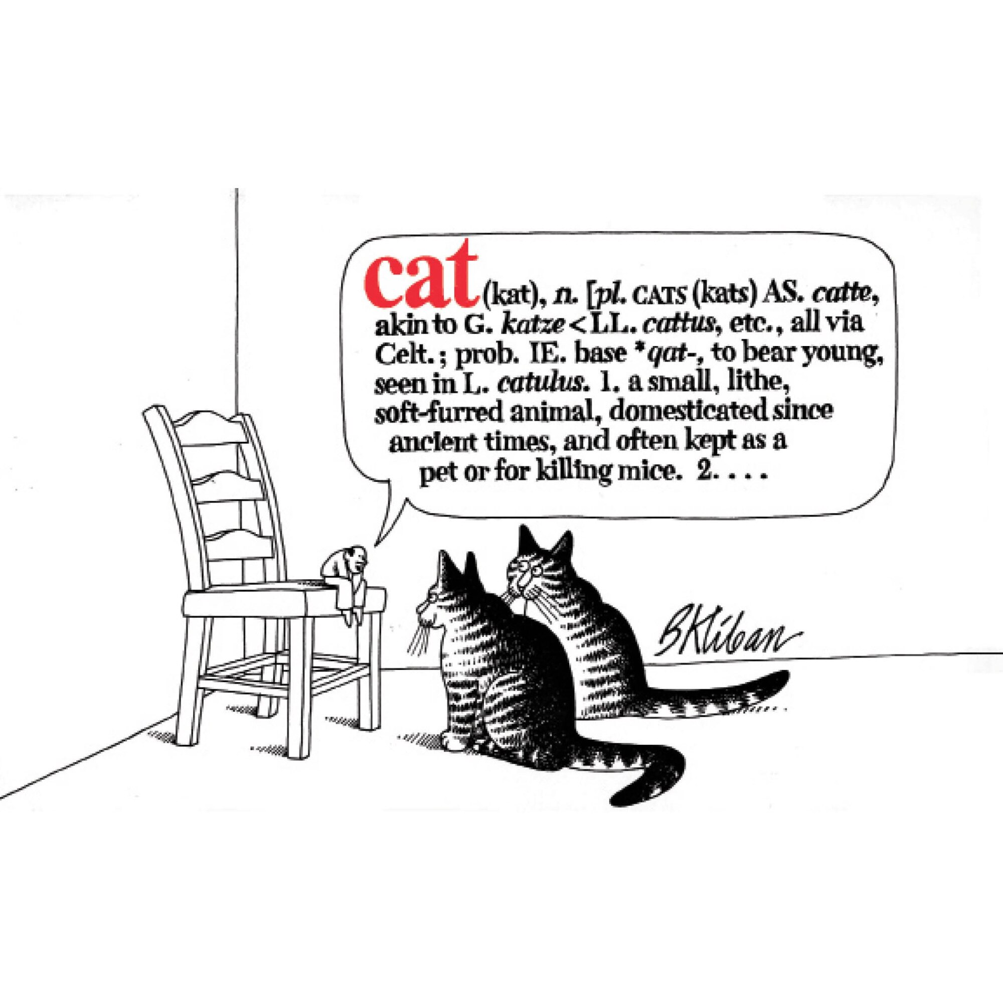 Cat - B. Kliban