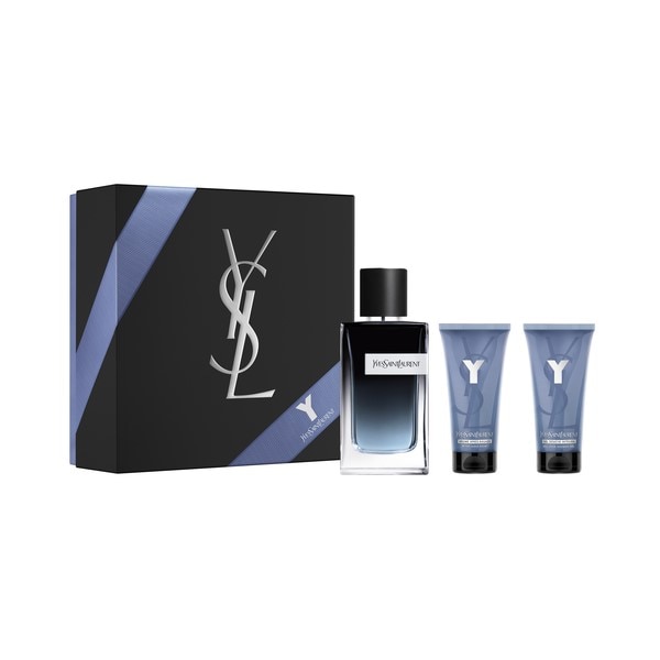 Set Yves Saint Laurent, Y Men, Apa de Parfum 100 ml, Gel de dus 50 ml, Balsam dupa ras 50 ml