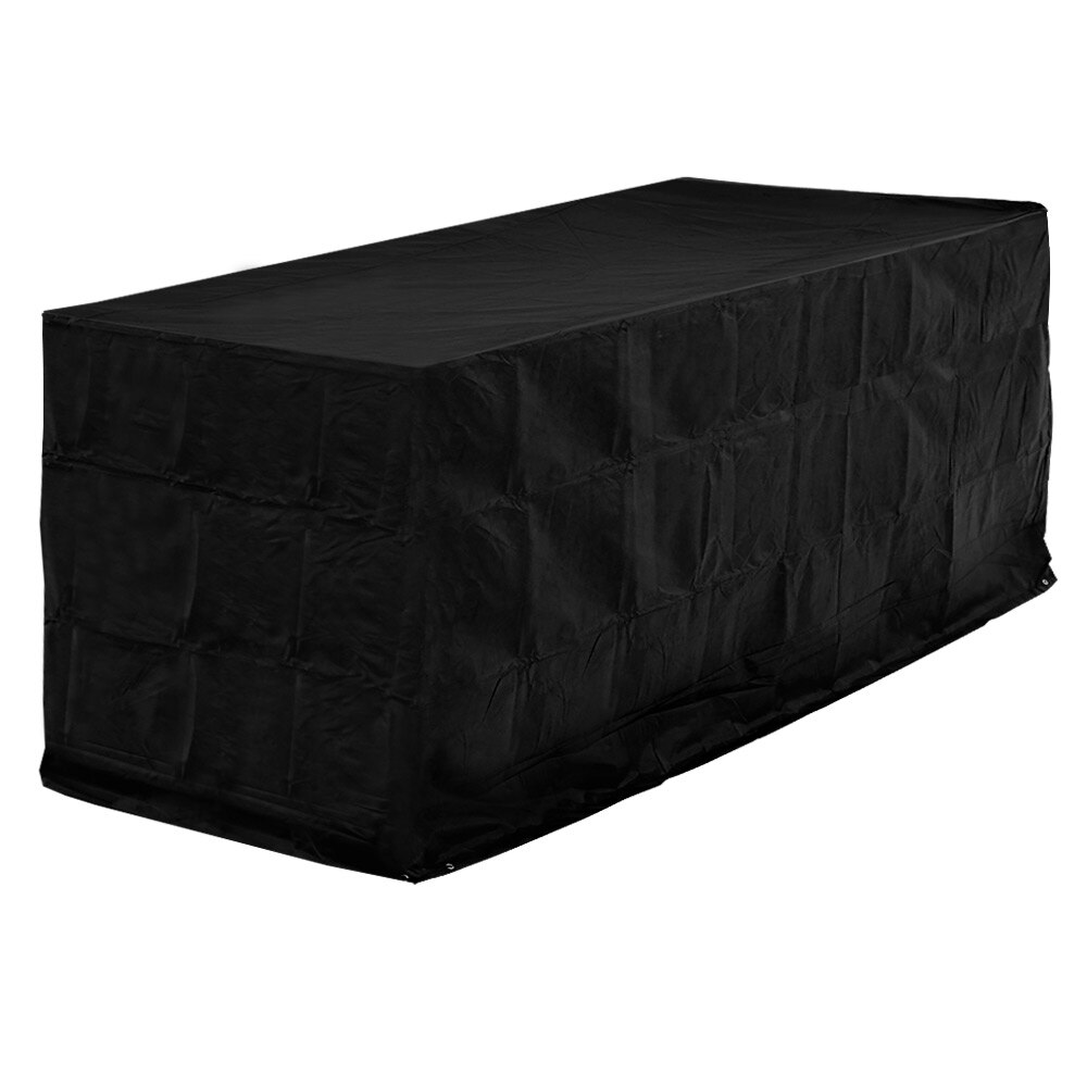 Prelata banca de gradina cu 3 locuri, Antracit, 162x65x88cm