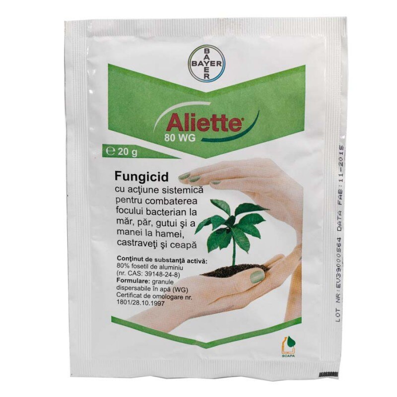 Fungicid Aliette 80 WG, 20 g