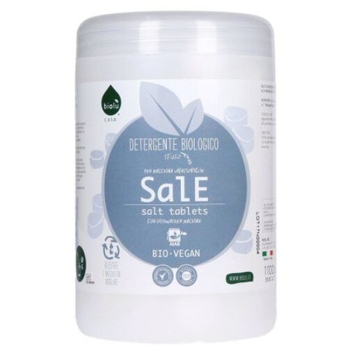 Tablete ecologice de sare pentru masina de spalat vase, Biolu, 1100 gr