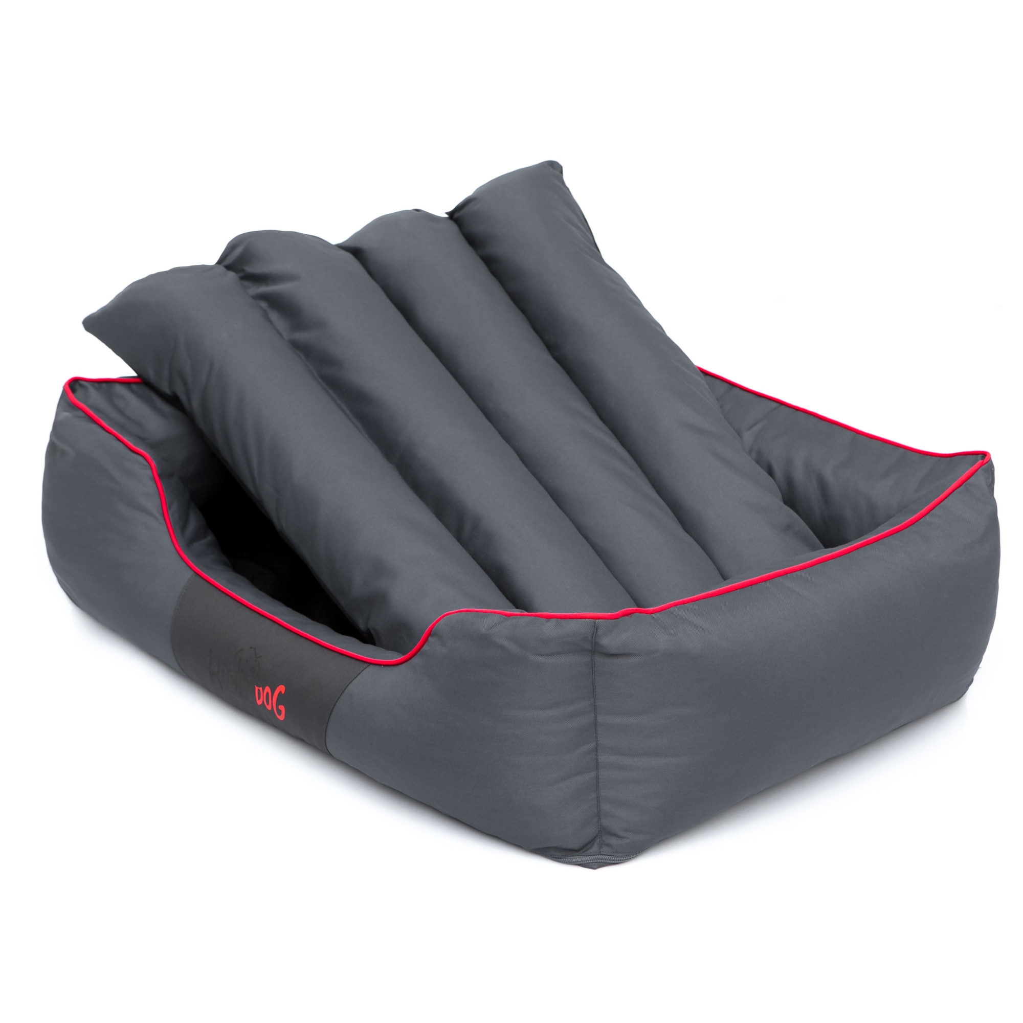 Culcus pentru animale, Hobbydog, L, Gri, 65x50 cm