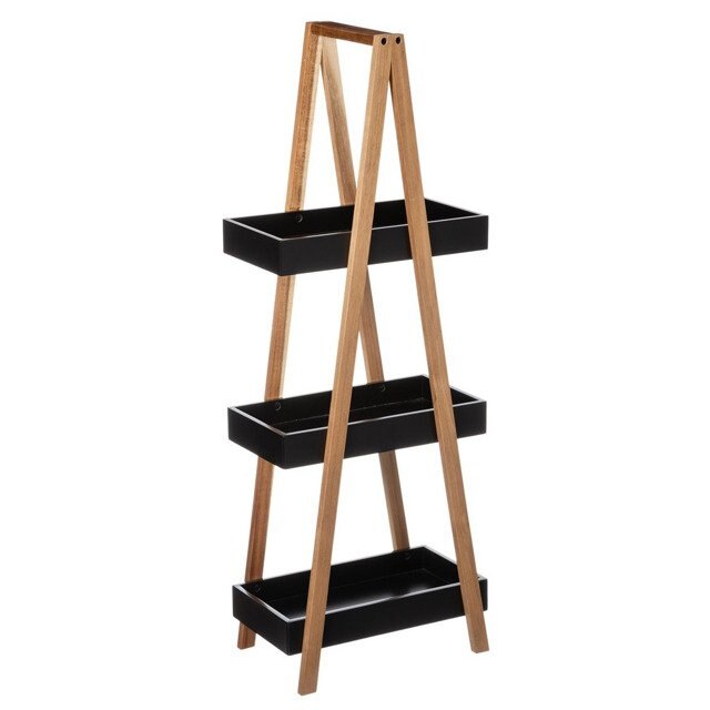 Etajera 3 polite 5FIVE Lea, bambus, 30x18,5x82 cm