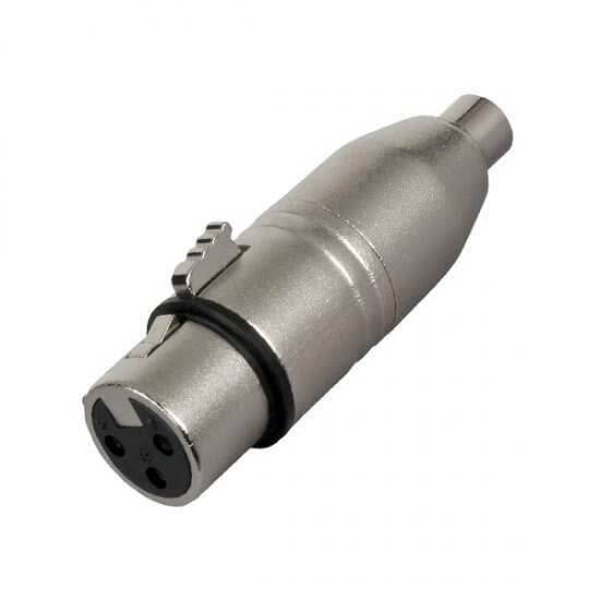 Adaptor Audio, Dap Audio, RCA mama la XLR mama, Argintiu