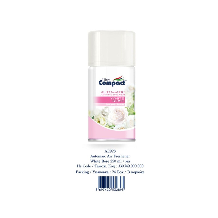 Odorizant Camera Rezerva pentru Aparat Ultra Compact Trandafir, 250 ml