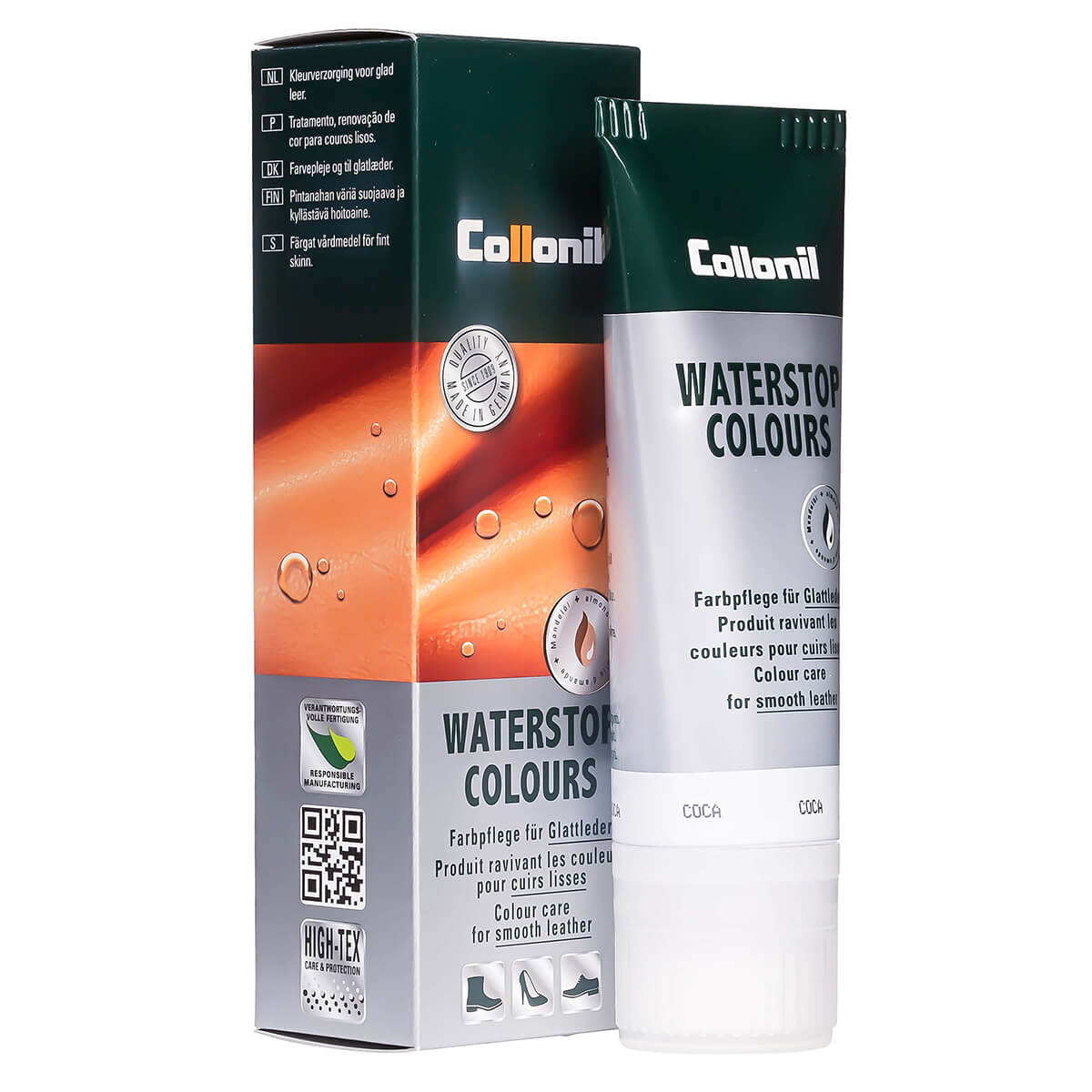 Collonil WATERSTOP NOIR - Cirage Et Soin Du Cuir Lisse Sur Labotte