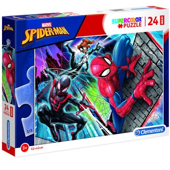 Puzzle Maxi Clementoni, Spider-Man, 24 piese Puzzle Maxi Clementoni, Spider-Man, 24 piese