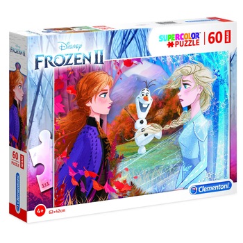 Puzzle Maxi Clementoni, Disney Frozen II, 60 piese Puzzle Maxi Clementoni, Disney Frozen II, 60 piese