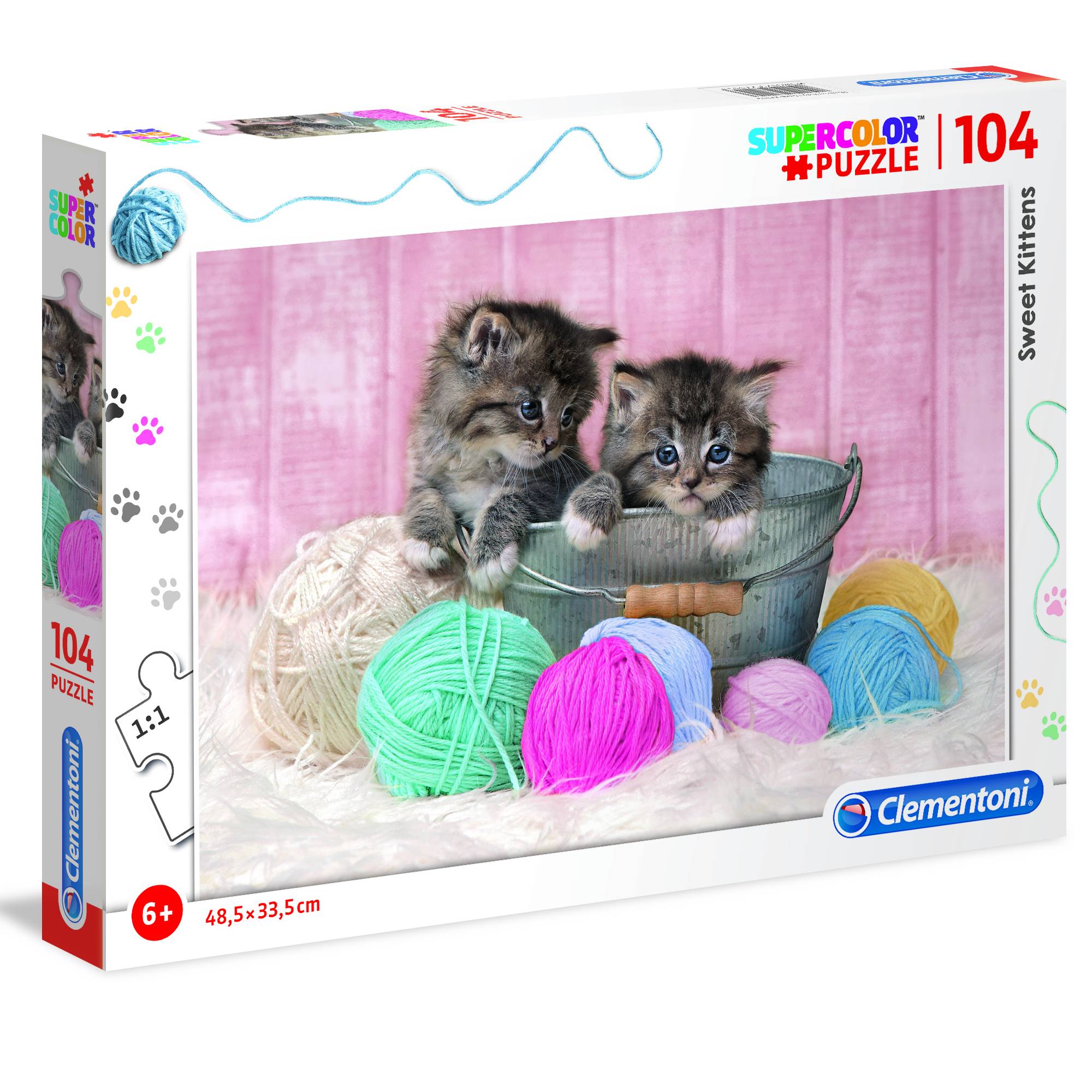 Puzzle Clementoni, Sweet kittens, 104piese
