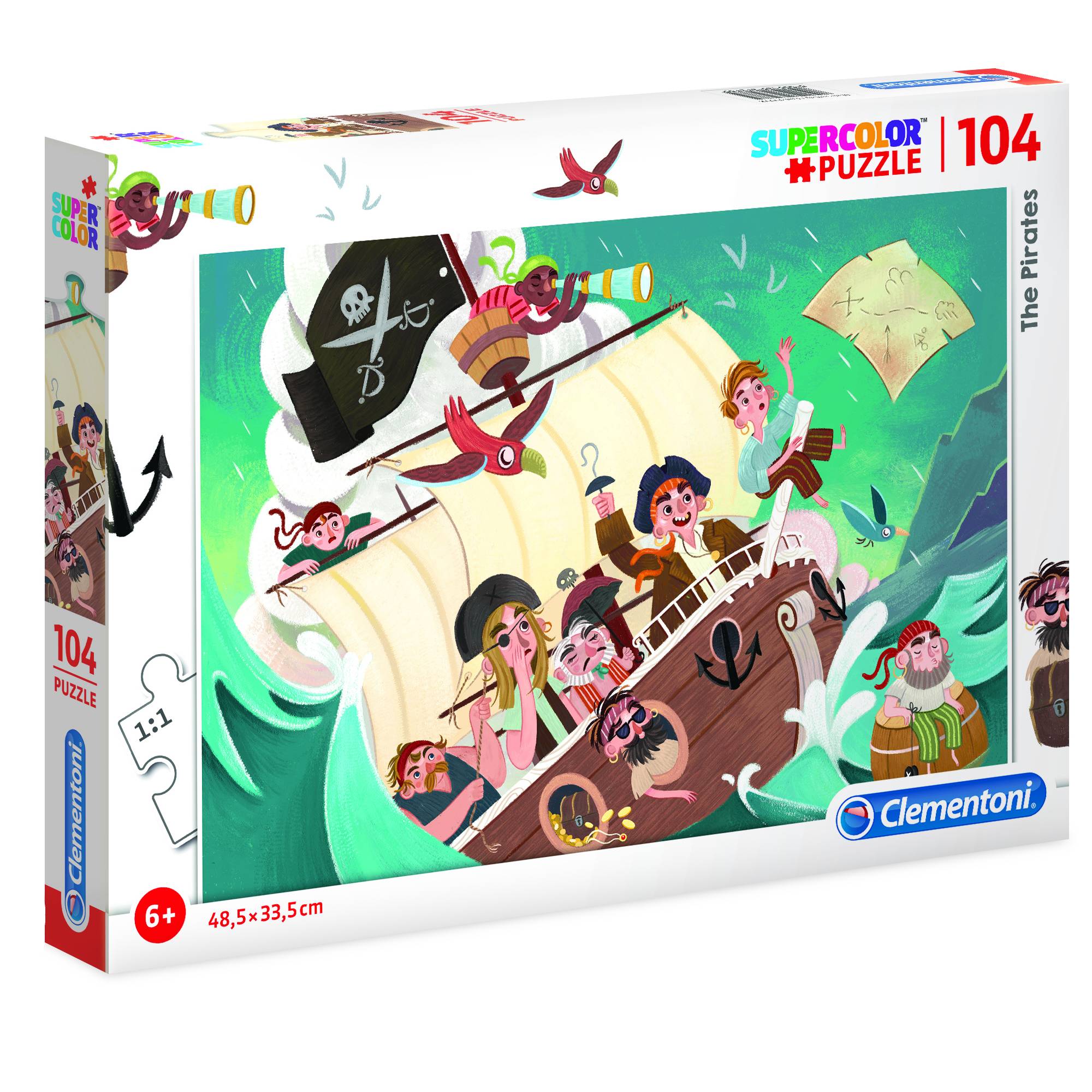 Puzzle Clementoni, The pirates, 104 piese