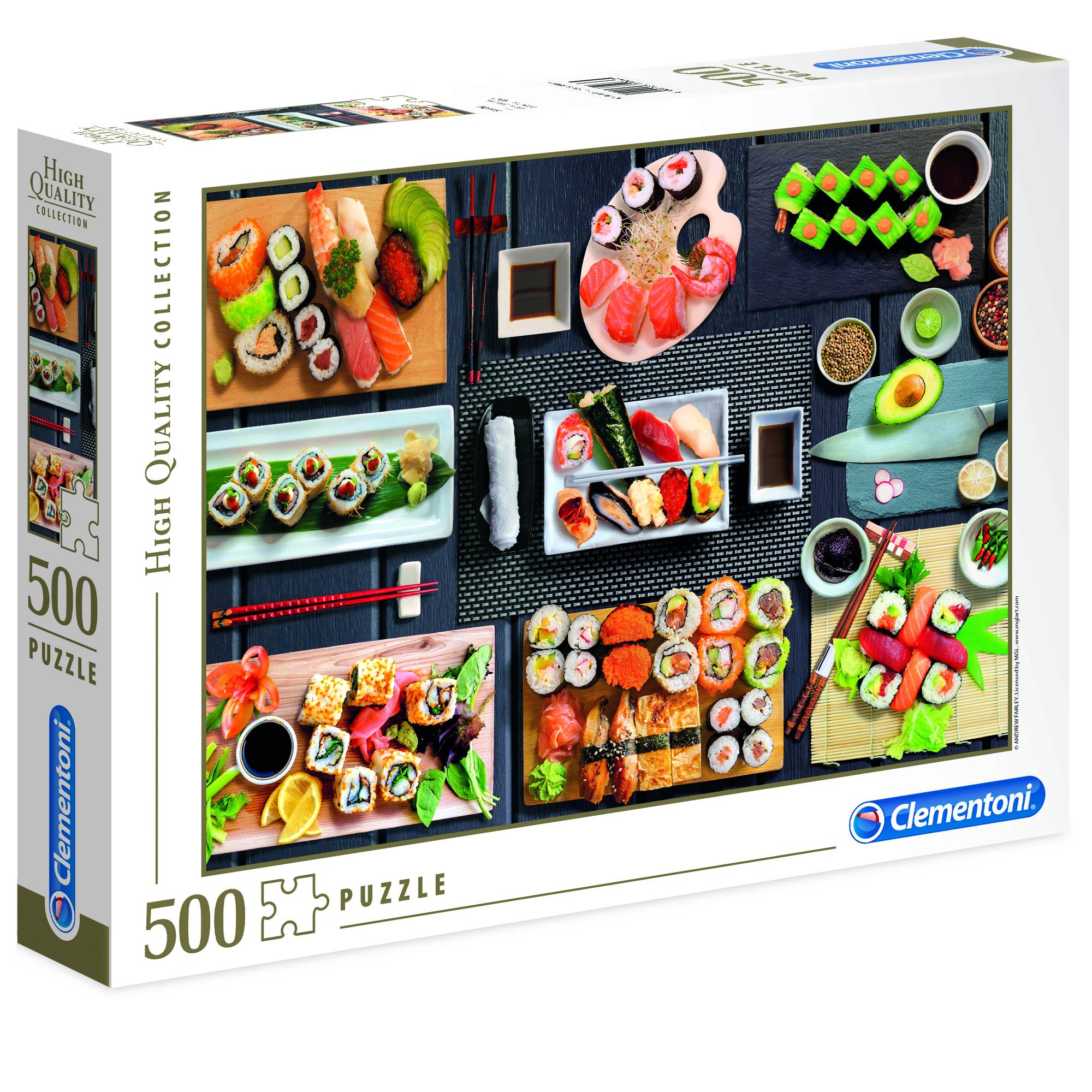 Puzzle Clementoni, Sushi, 500 piese
