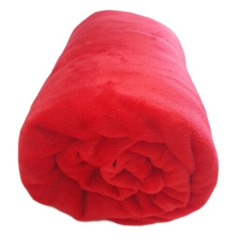 Patura cocolino, culoarea Rosu Coral, 200x230cm