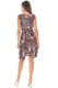 Rochie de zi, multicolora, cu tiv asimetric - ROH, 38