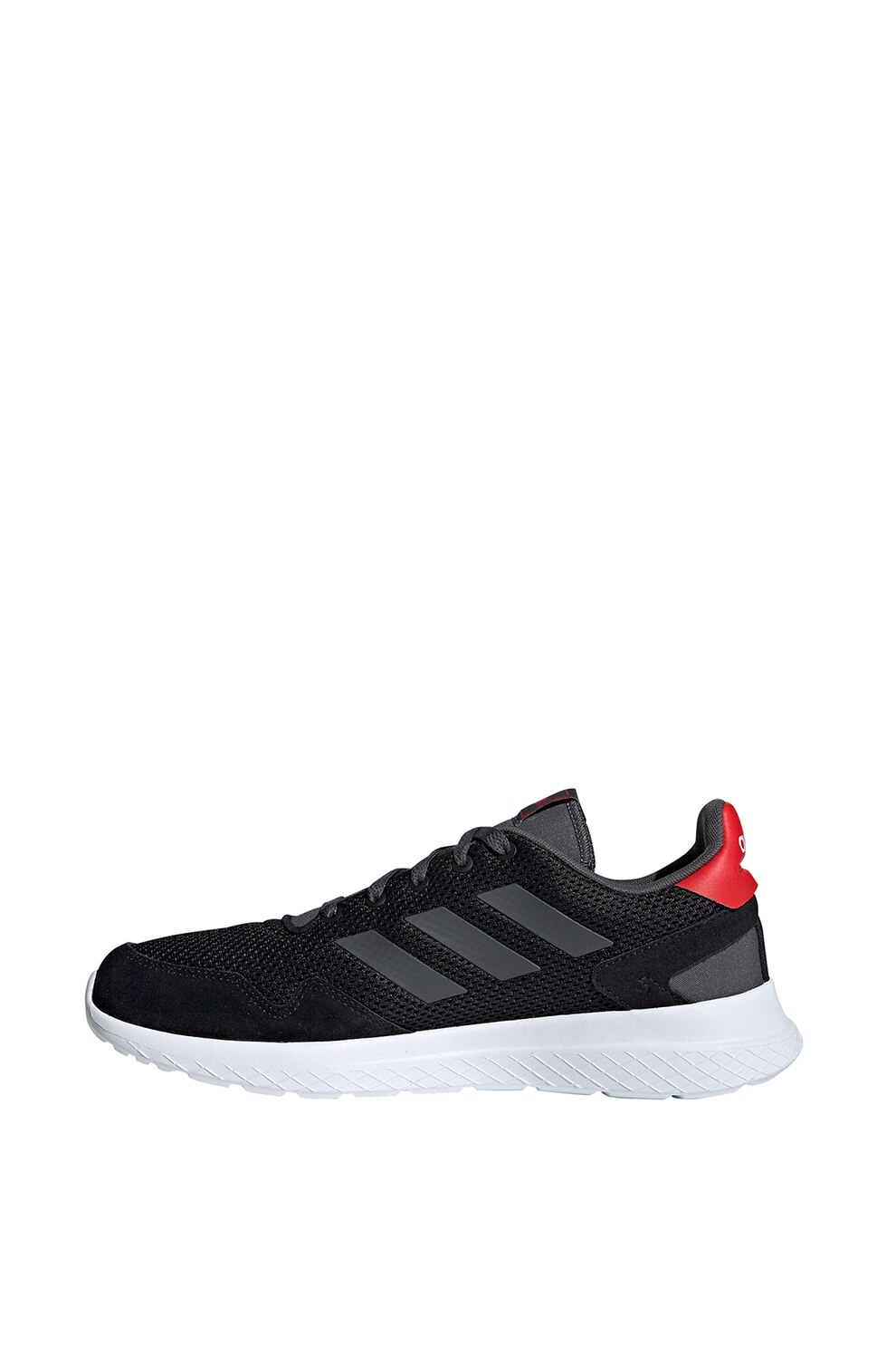 adidas Performance, Pantofi din plasa cu insertii din piele intoarsa, pentru alergare Archivo