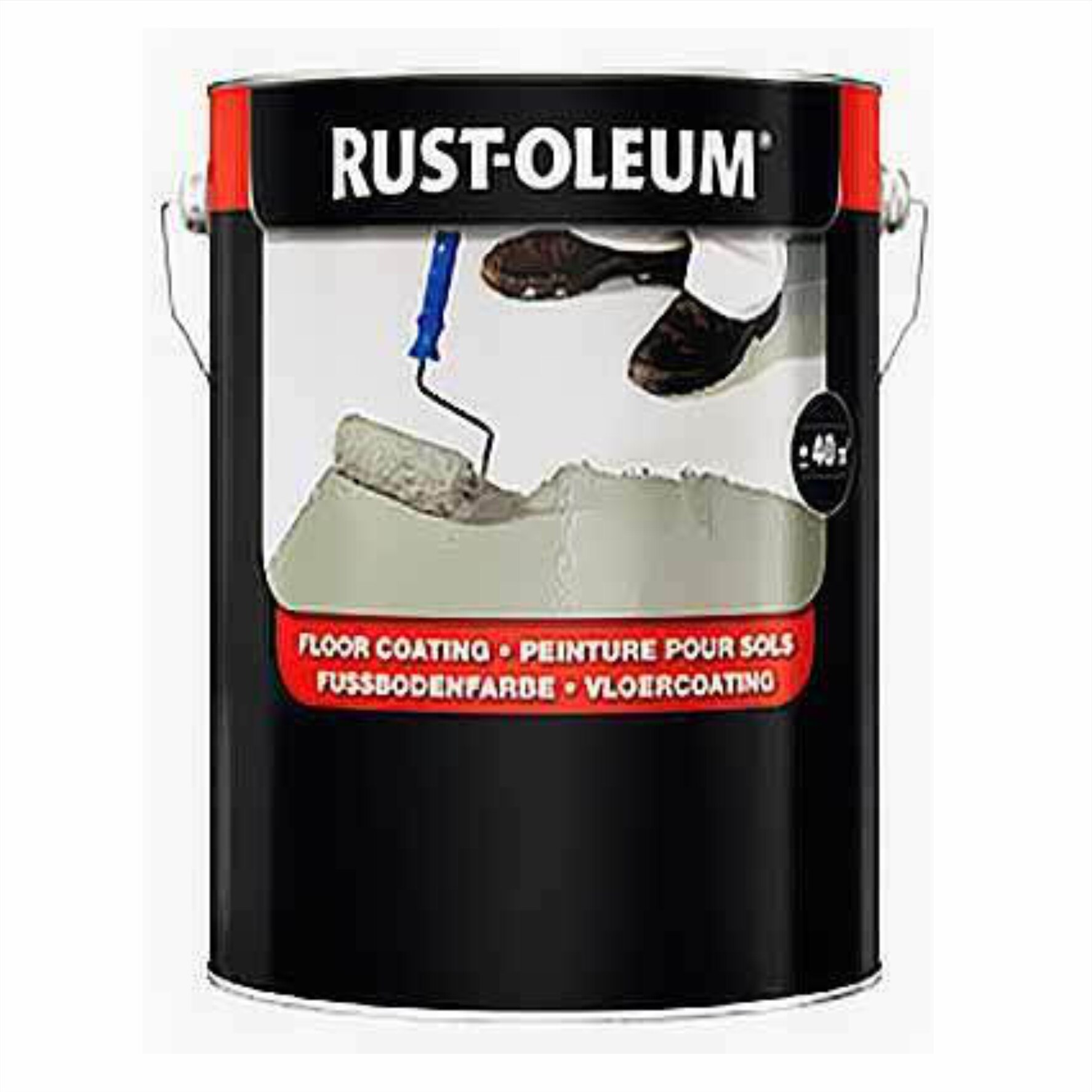 Vopsea Alchidica Exterior 7100 Rust Oleum Negru 5 Litri