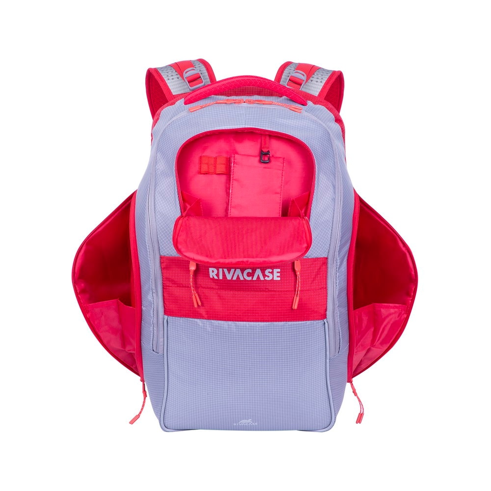 Rucsac laptop SPORT Rivacase 5265 grey/red 17,3'', 30L