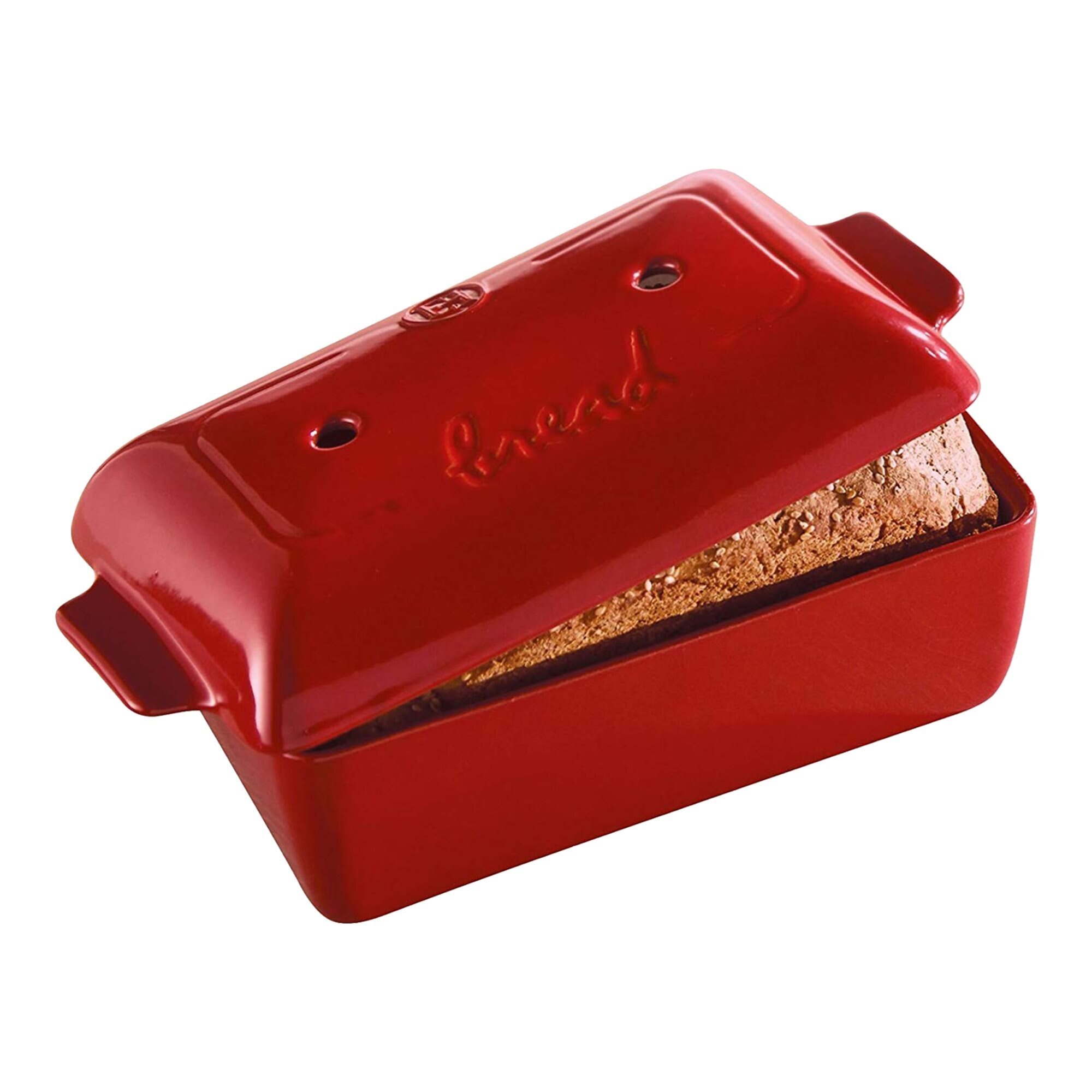 Vas pentru paine 28 x 13 x 12 cm/2,2 l, Burgundy - Emile Henry