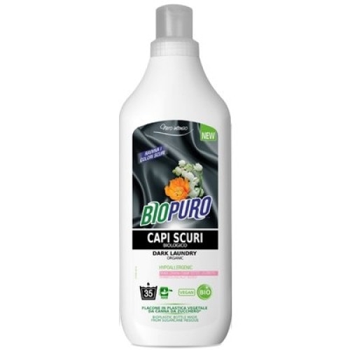 Detergent hipoalergen pentru rufe negre bio, BioPuro, 1000 ml