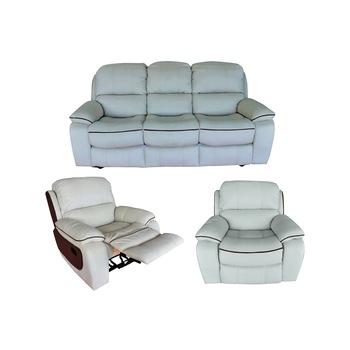 Set Canapea 3 locuri Extensibila si 2 fotolii cu recliner manual, Calf Suede (piele de caprioara), Md 9880, cul 84/81 Set Canapea 3 locuri Extensibila si 2 fotolii cu recliner manual, Calf Suede (piele de caprioara), Md 9880, cul 84/81