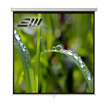 Ecran proiectie manual, perete/tavan, 200 x 200 cm, BlackMount, Format 1:1 Ecran proiectie manual, perete/tavan, 200 x 200 cm, BlackMount, Format 1:1