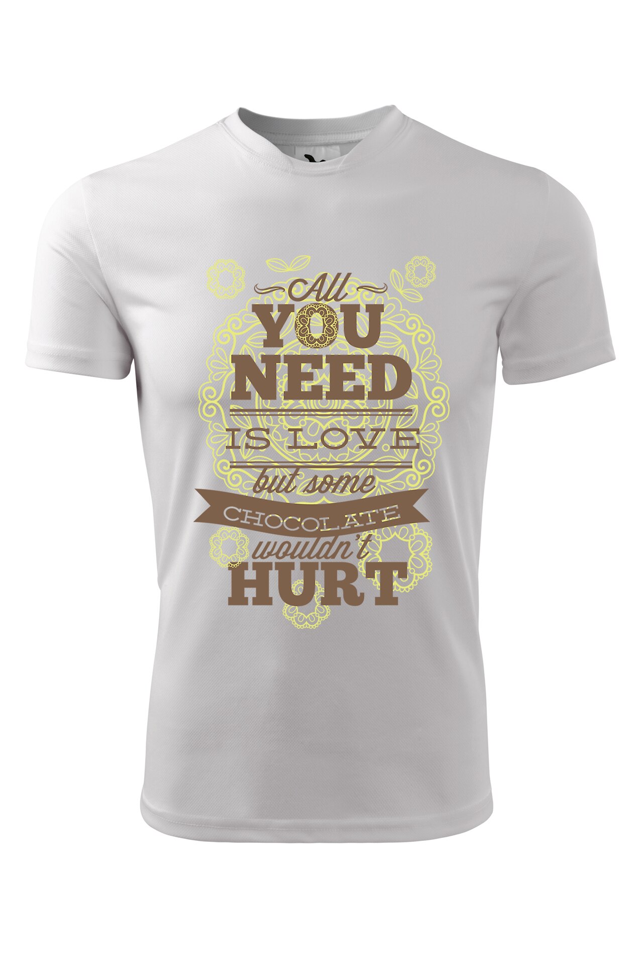 Tricou personalizat, Love Chocolate, Adler, Alb